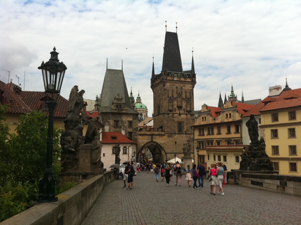 The Charles Bridge, Prague. An icon of urban high civilization. My own photo, July 2015.